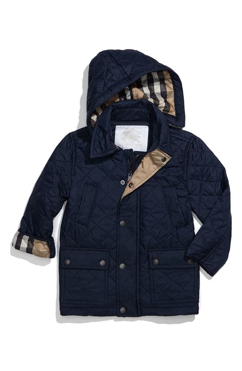 kids burberry jacket|burberry kid's quilted jacket.